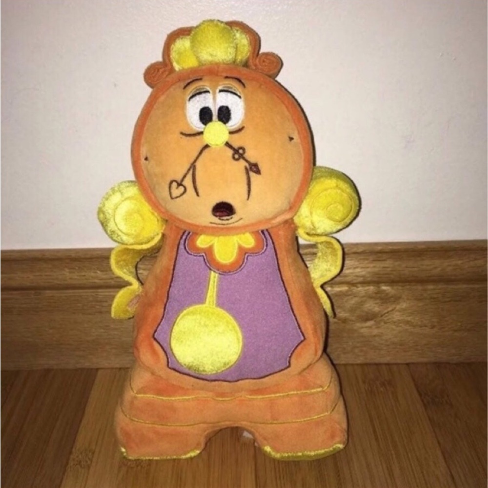 Disney Authentic Beauty & the Beast Cogsworth Plush
